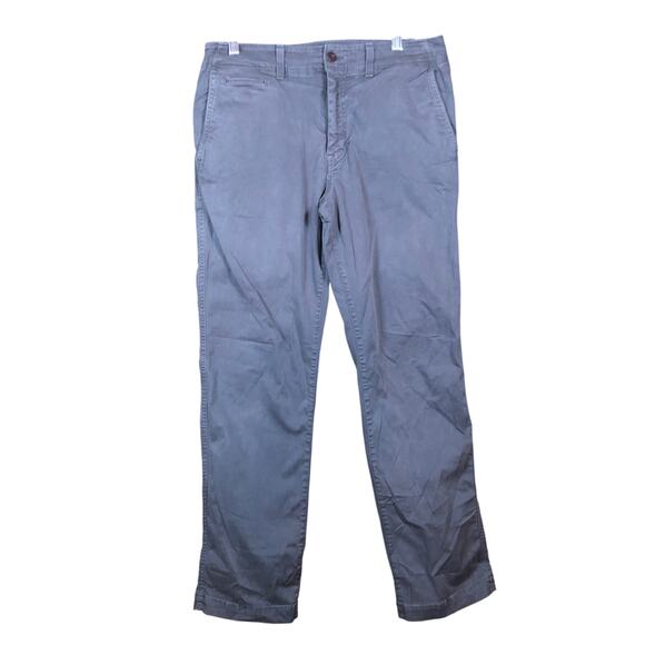 American Eagle Outfitters Mens Jeans Gray Denim Original Straight 33x32 - Picture 1 of 12